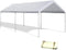 20'X30' White Canopy Replacement Cover Top Roof Tarp Shade Car Motorcycle Boat Jetski or Trade Show Canopy by DAY STAR SHADES