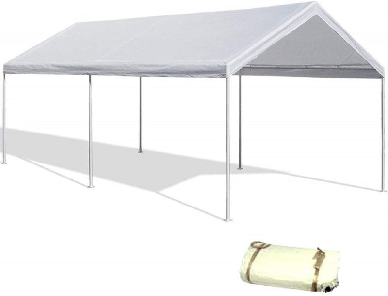 20'X30' White Canopy Replacement Cover Top Roof Tarp Shade Car Motorcycle Boat Jetski or Trade Show Canopy by DAY STAR SHADES