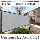 Y- STOP 5' x 25' Green Fence Privacy Screen Windscreen Cover Netting Mesh Fabric Cloth - Get Your Privacy Today Stop Neighbor Seeing-Through Stop Dog Barking Protect Property WE Custom Make Size