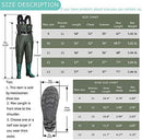 OXYVAN Waders Waterproof Lightweight Fishing Waders with Boots Bootfoot Hunting Chest Waders for Men Women