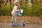 Huffy Disney Princess Preschool Scooter W/Lights, Streamers & A Water Bottle