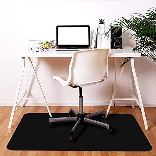 Office Marshal Black Polycarbonate Office Chair Mat - 36" x 48" - Hard Floor Protection - No-Recycling Material - High Impact Strength