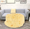 LetsFunny Pizza Blanket Adult Burritos Tortilla Throws Kids Flannel Sofa Couch Realistic Food Throw Blankets Teens Soft Comfort Sleeping Wrap Round Camping Travel Beach Taco Towel - 60 inches, Pizza 7