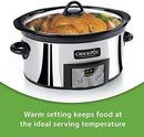 Crockpot SCR300-SS 3-Quart Manual Slow Cooker, Silver