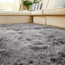 ACTCUT Super Soft Indoor Modern Shag Area Silky Smooth Fur Rugs Fluffy Rugs Anti-Skid Shaggy Area Rug Dining Room Home Bedroom Carpet Floor Mat 4- Feet by 5- Feet (Grey)