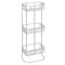 ToiletTree Products Shower Floor Caddy, Stainless Steel, Rust-Free Guarantee, 3 Tiers