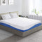 PrimaSleep Wave Gel Infused Memory Foam Mattress, 10'' H, Queen, Blue