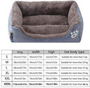 Shinyee Dog Pet Cat Bed Warmer Extra Waterproof Beds Soft Washable Comfort Sofa Dark Green Small(45 * 35 * 12CM)