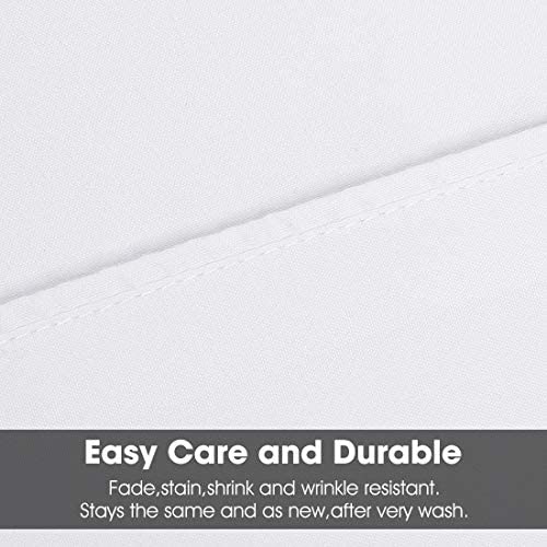 Balichun Premium Pillowcase 24 Pack - King White - 1800 Thread Count - Soft Brushed Microfiber Hypoallergenic - Wrinkle Resistant - Tailoring Iron - Bulk Pillowcases Set of 24