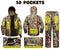 NEW VIEW Hunting Jacket Waterproof Hunting Camouflage Hoodie for Men,Hunting Suit