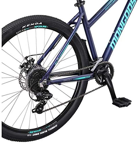 Mongoose Switchback Adult Mountain Bike, 8-21 Speeds, 27.5-Inch Wheels, Aluminum Frame, Disc Brakes, Multiple Colors