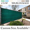 Y- STOP 5' x 25' Green Fence Privacy Screen Windscreen Cover Netting Mesh Fabric Cloth - Get Your Privacy Today Stop Neighbor Seeing-Through Stop Dog Barking Protect Property WE Custom Make Size