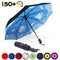 ABCCANOPY Umbrella Compact Rain&Wind Teflon Repellent Umbrellas Sun Protection with Black Glue Anti UV Coating Travel Auto Folding Umbrella, Blocking UV 99.98% (Black)