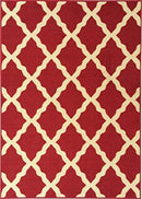 Ottomanson Glamour Collection Contemporary Moroccan Trellis Design Kids Rug (Non-Slip) Kitchen and Bathroom Mat Rug, 3'3" X 5'0", Grey