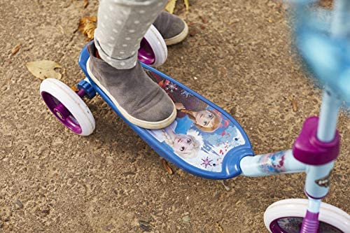 Huffy Disney Princess Preschool Scooter W/Lights, Streamers & A Water Bottle