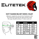 EliteTek Soft Padded Headgear - 7v7 Soft Shell - Rugby - Flag Football Helmet - Soccer Goalie & Epilepsy Head Fall Protection - Youth & Adult Sizing