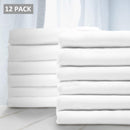 Balichun Premium Pillowcase 24 Pack - King White - 1800 Thread Count - Soft Brushed Microfiber Hypoallergenic - Wrinkle Resistant - Tailoring Iron - Bulk Pillowcases Set of 24