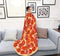 LetsFunny Pizza Blanket Adult Burritos Tortilla Throws Kids Flannel Sofa Couch Realistic Food Throw Blankets Teens Soft Comfort Sleeping Wrap Round Camping Travel Beach Taco Towel - 60 inches, Pizza 7