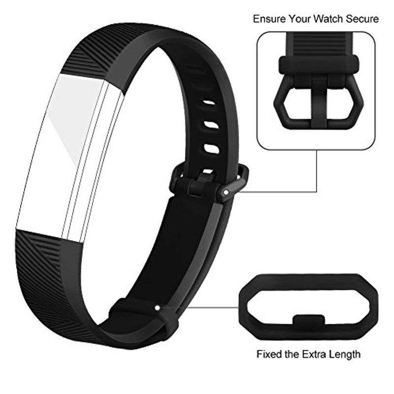 iGK Replacement Bands Compatible for Fitbit Alta and Fitbit Alta HR, Newest Adjustable Sport Strap Smartwatch Fitness Wristbands