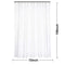 N&Y HOME Extra Long Shower Curtain Liner Fabric 72 x 96 inches, Hotel Quality, Washable, Water Repellent, White Spa Bathroom Curtains with Grommets, 72x96