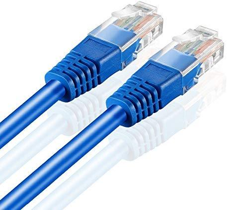 TNP Cat6 Ethernet Patch Cable (20 Inch) - Professional Gold Plated Snagless RJ45 Connector Computer Networking LAN Wire Cord Plug Premium Shielded Twisted Pair (Orange)