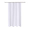 N&Y HOME Caregiver Attendant 36 inches Height Weighted Fabric Shower Curtain Machine Washable,Water Repellent Bathroom Curtains with Grommets, White, 48x36 inch