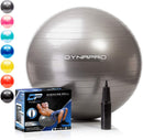 DYNAPRO Exercise Ball - 2,000 lbs Stability Ball - Professional Grade – Anti Burst Exercise Equipment for Home, Balance, Gym, Core Strength, Yoga, Fitness, Desk Chairs