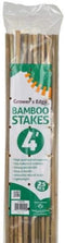 Grower's Edge HGC740760 Natural Bamboo Stakes Bulk (50/Pack), 6 ft