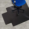 Office Marshal Black Polycarbonate Office Chair Mat - 36" x 48" - Hard Floor Protection - No-Recycling Material - High Impact Strength