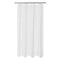 Mrs Awesome Embossed Microfiber Fabric Stall Shower Curtain Liner 54 x 72 inch, Washable and Water Repellent, White