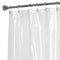 N&Y HOME Clear Shower Curtain Liner - 72x72 Water Repellent Heavy Duty 8G Liner with Rust Proof Grommets for Bathroom Shower