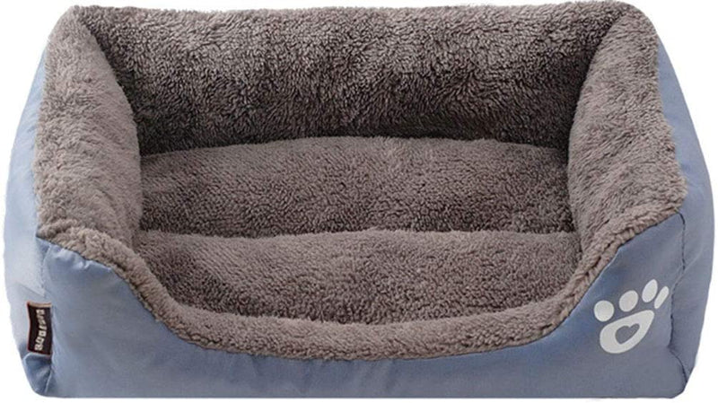 Shinyee Dog Pet Cat Bed Warmer Extra Waterproof Beds Soft Washable Comfort Sofa Dark Green Small(45 * 35 * 12CM)