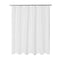 Mrs Awesome Embossed Microfiber Fabric Stall Shower Curtain Liner 54 x 72 inch, Washable and Water Repellent, White