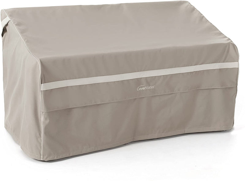 Y- STOP - Outdoor Patio Sofa Covers - Heavy Duty Material - Water and Weather Resistant - Patio Furniture Covers - Ripstop Tan