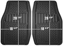 Custom Accessories Armor All 78842 4-Piece Tan All Season Rubber Floor Mat