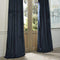 Half Price Drapes VPCH-184005-108-GRBO Signature Grommet Blackout Velvet Curtain, Natural Grey, 50 X 108