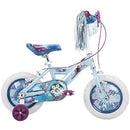 Huffy Frozen 2 Kid Bike, Training Wheels, Streamers & Basket Included, 12 inch, Blue