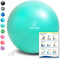 Exercise Ball - Professional Grade Anti-Burst Fitness, Balance Ball for Pilates, Yoga, Birthing, Stability Gym Workout Training and Physical Therapy