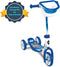 Huffy Kids Preschool Scooter for Boys Disney Pixar Cars & Toy Story, Star Wars, Marvel Spider-Man, 3 Wheel Toy