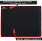 GGLTECK Large Extended Gaming Mouse Pad Mat XXL, Stitched Edges, Waterproof, Ultra Thick 5mm, Wide & Long Mousepad 36”x12”x.20" Red