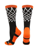 MadSportsStuff Elite Basketball Socks with Net Crew Length - Made in The USA