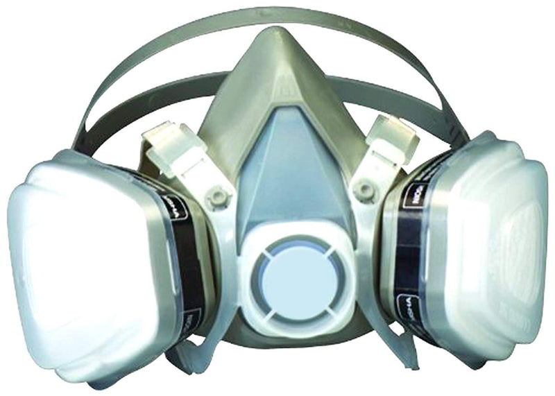 COOL ONE 7193 Grey P95 Respirator, Half Face, Disposable, Spray Painting, Pesticides, Construction, 53P71, Large Size