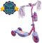 Huffy Disney Princess Preschool Scooter W/Lights, Streamers & A Water Bottle