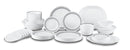 Corelle Winter Frost White Dinnerware Set  with lids (20-Piece, Service for 4)