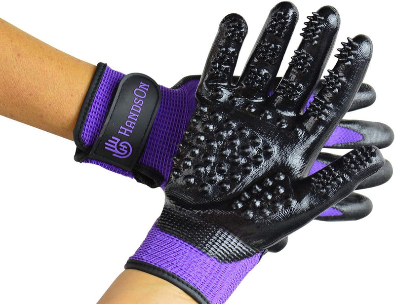 K&K Pet Grooming Gloves - Patented