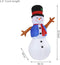 Sunnydaze Decor  Giant Inflatable Christmas Decoration - 10-Foot Holiday Cheer Snowman - Seasonal Blow-Up Yard and Garden Decor with Fan Blower and LED Lights