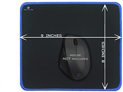 GGLTECK Large Extended Gaming Mouse Pad Mat XXL, Stitched Edges, Waterproof, Ultra Thick 5mm, Wide & Long Mousepad 36”x12”x.20" Red