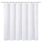 N&Y HOME Extra Long Shower Curtain Liner Fabric 72 x 96 inches, Hotel Quality, Washable, Water Repellent, White Spa Bathroom Curtains with Grommets, 72x96