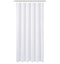 N&Y HOME Caregiver Attendant 36 inches Height Weighted Fabric Shower Curtain Machine Washable,Water Repellent Bathroom Curtains with Grommets, White, 48x36 inch