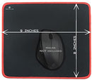 GGLTECK Large Extended Gaming Mouse Pad Mat XXL, Stitched Edges, Waterproof, Ultra Thick 5mm, Wide & Long Mousepad 36”x12”x.20" Red